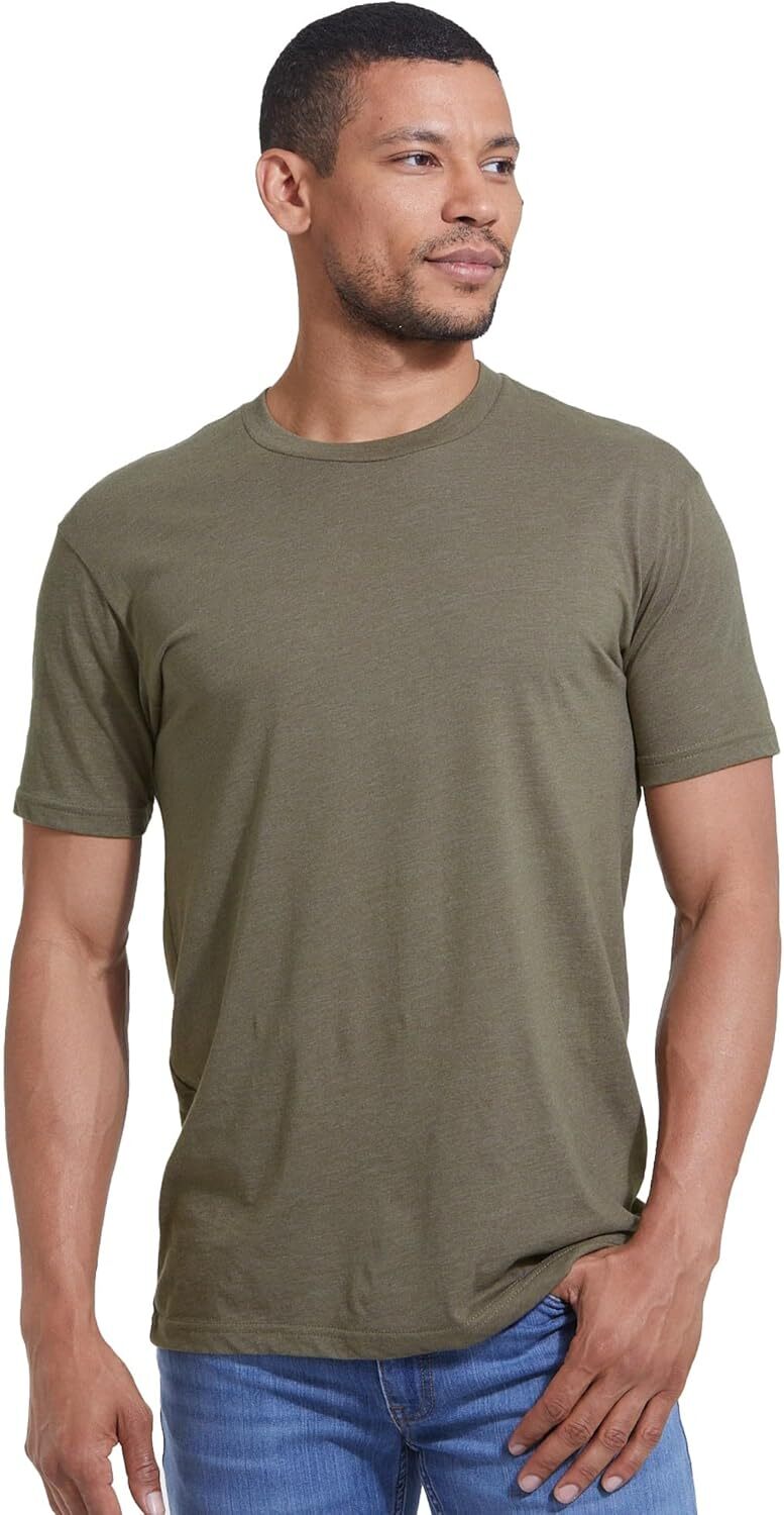3 Pack Men‘s T-Shirts - Short Sleeve Crew Neck Plain Novelty T Shirt for Men