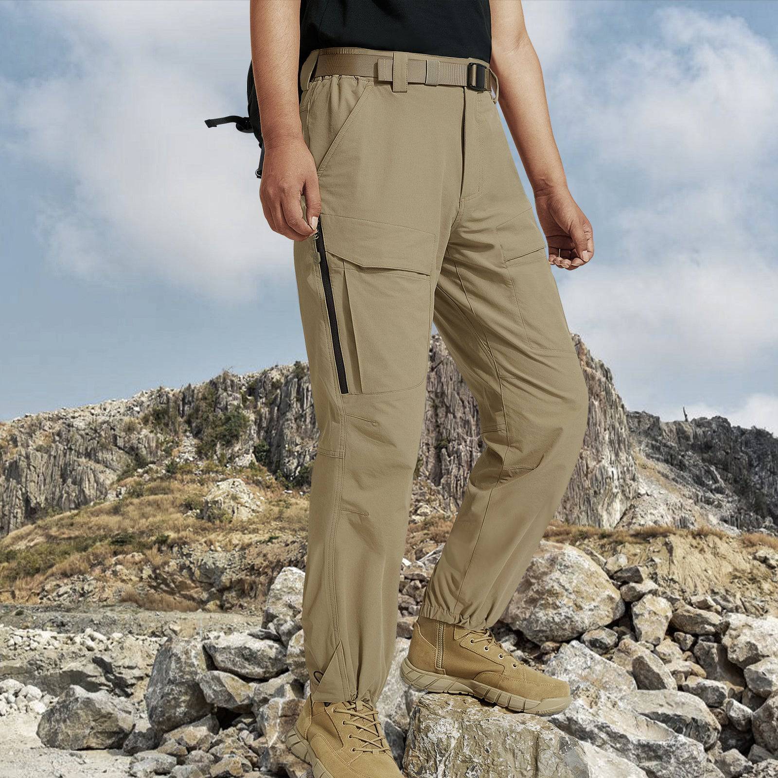 WINDCHASER Men's hem adjustable  Hiking Pants