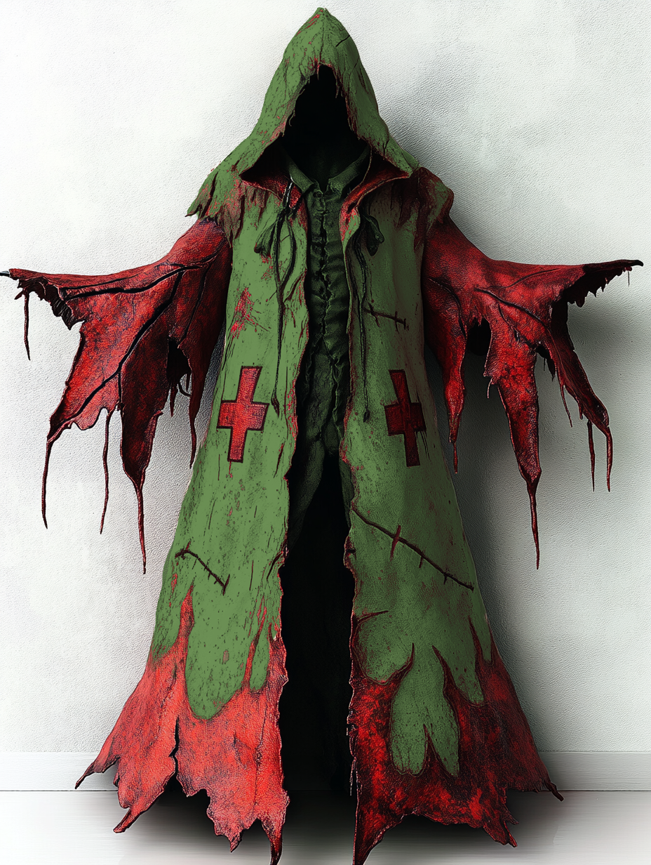 Halloween exaggerated design cape da47