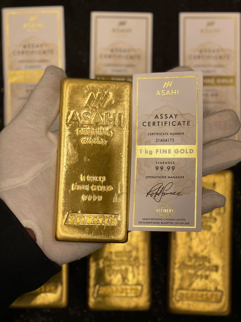 Asahi 1 Kilo Gold Bar