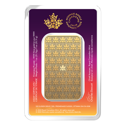 2024 1 oz. 99.99% Pure Gold Bar – Celebrate Diwali (Bullion)