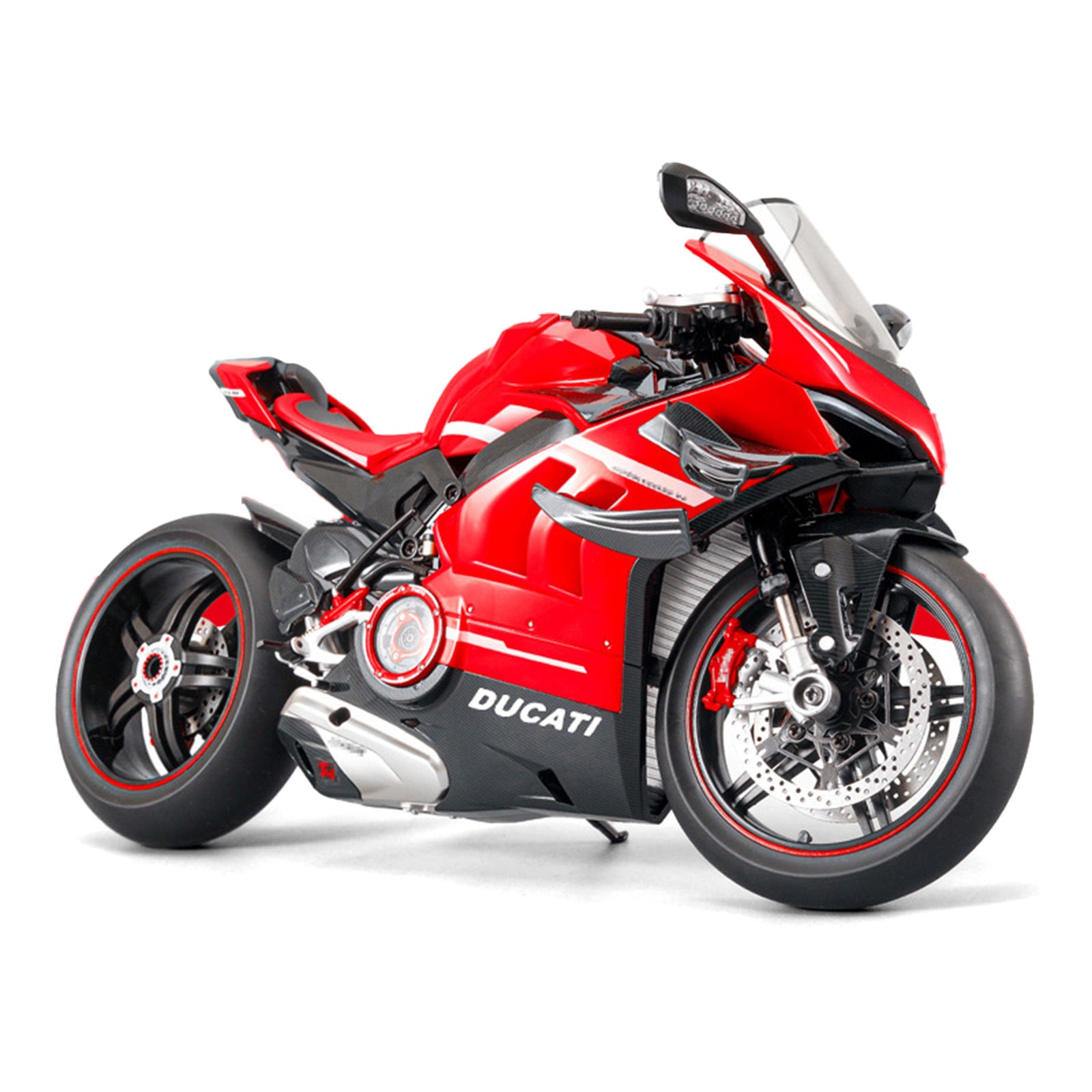 1:6 Ducati V4 dynamic ultra-light full carbon model