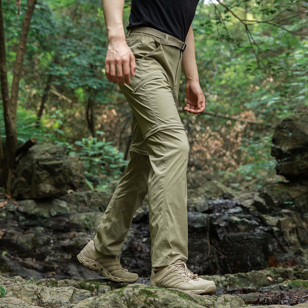 FALCON Men's Outdoor Convertible Hiking Pants
