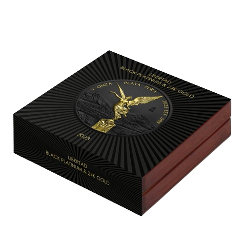 Libertad 2023 Black Platinum & 24k Gold
