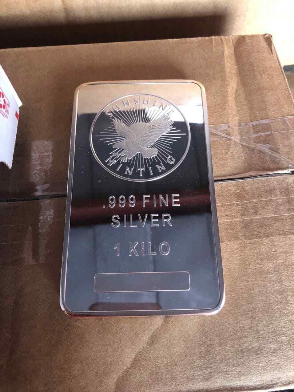 Sunshine Mint 1 Kilo Silver Bar (New)
