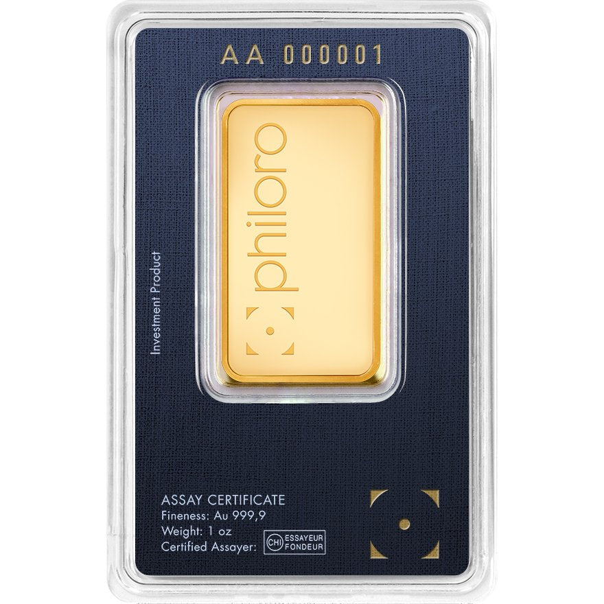 Gold bar 1 oz - philoro