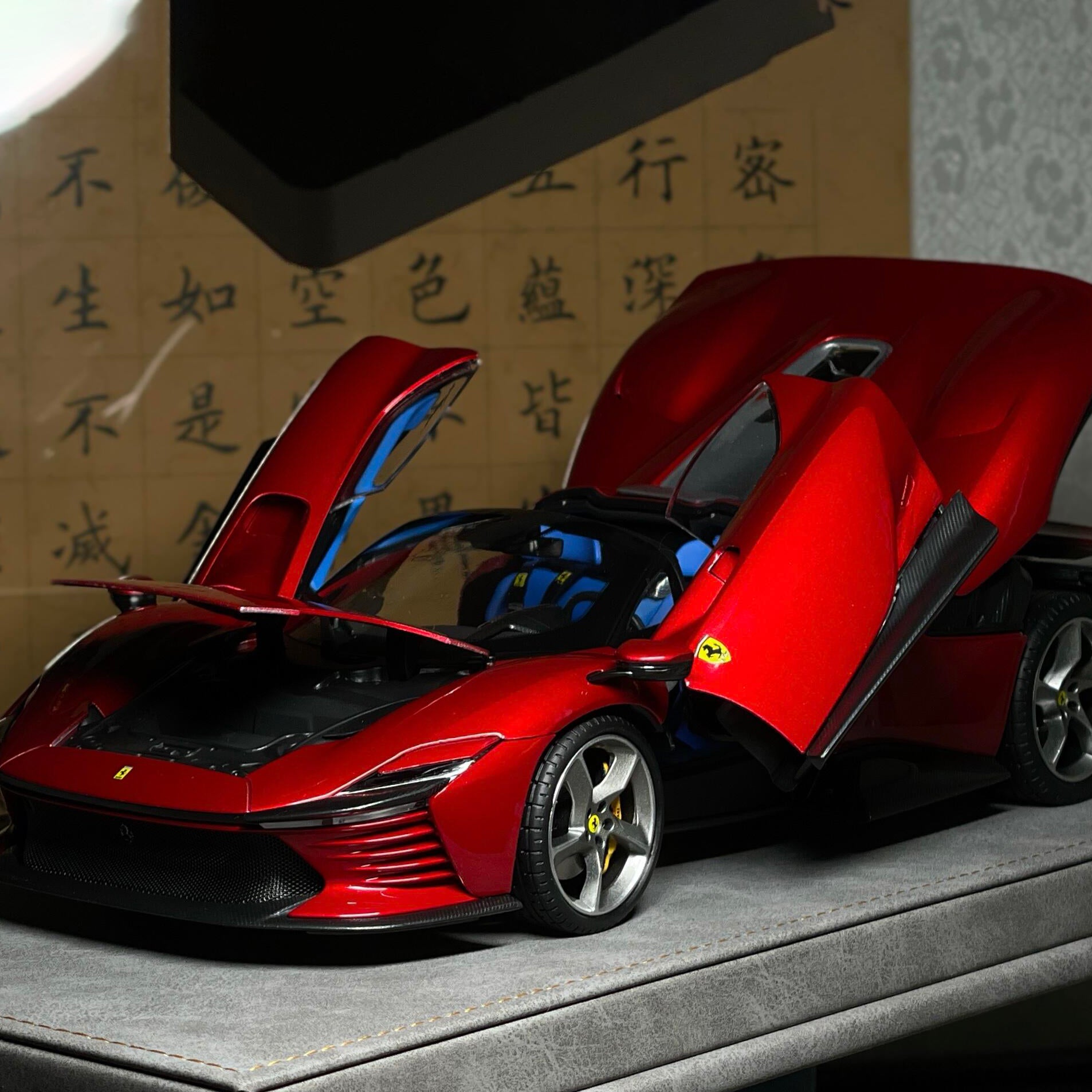Fine limited edition 1:18 SP3 499P simulation alloy sports car model