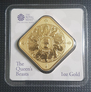 The Queens Beasts Completer 1oz Gold Bar
