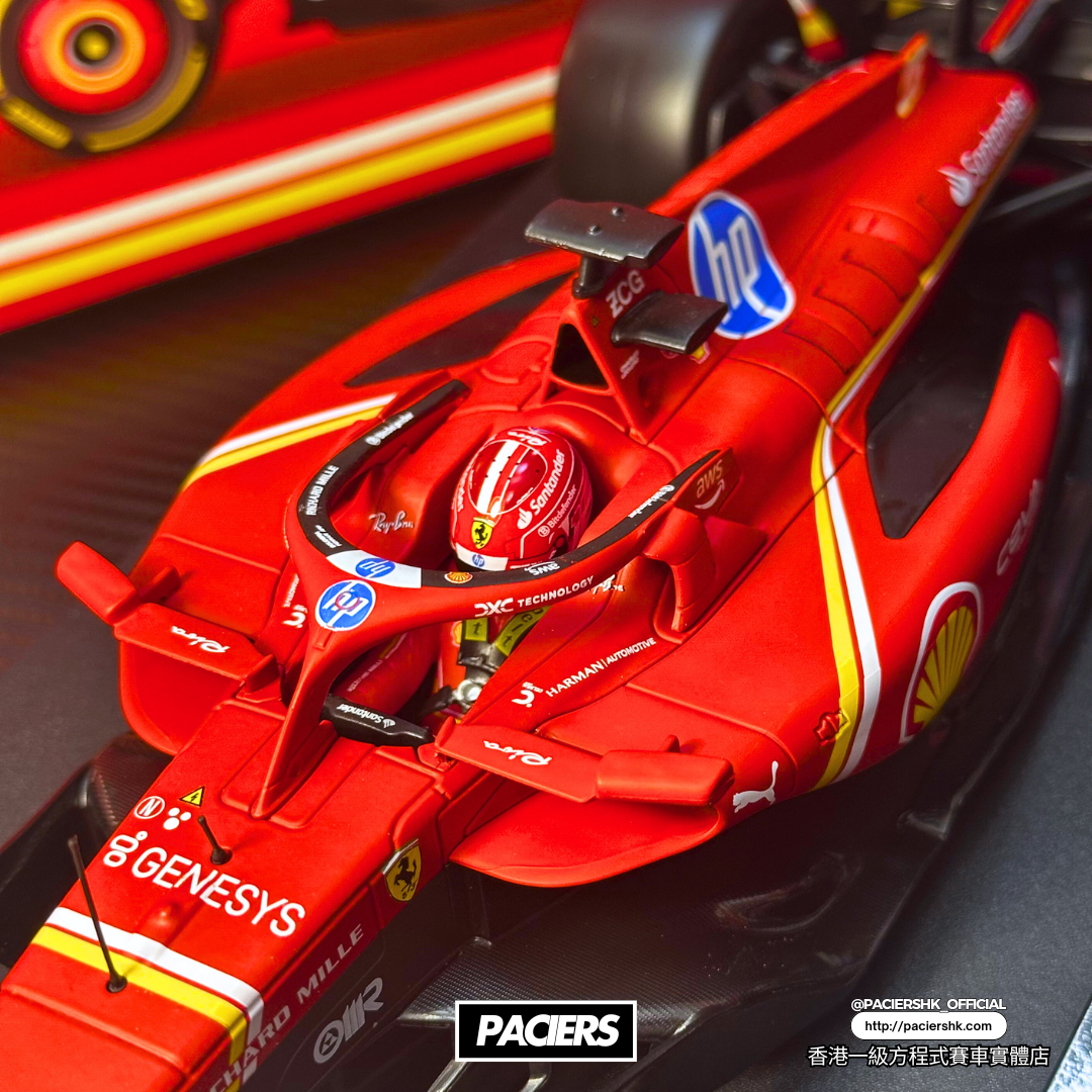 1:18 Formula 2024 SF-24 Simulation Alloy F1 Racing Car Model