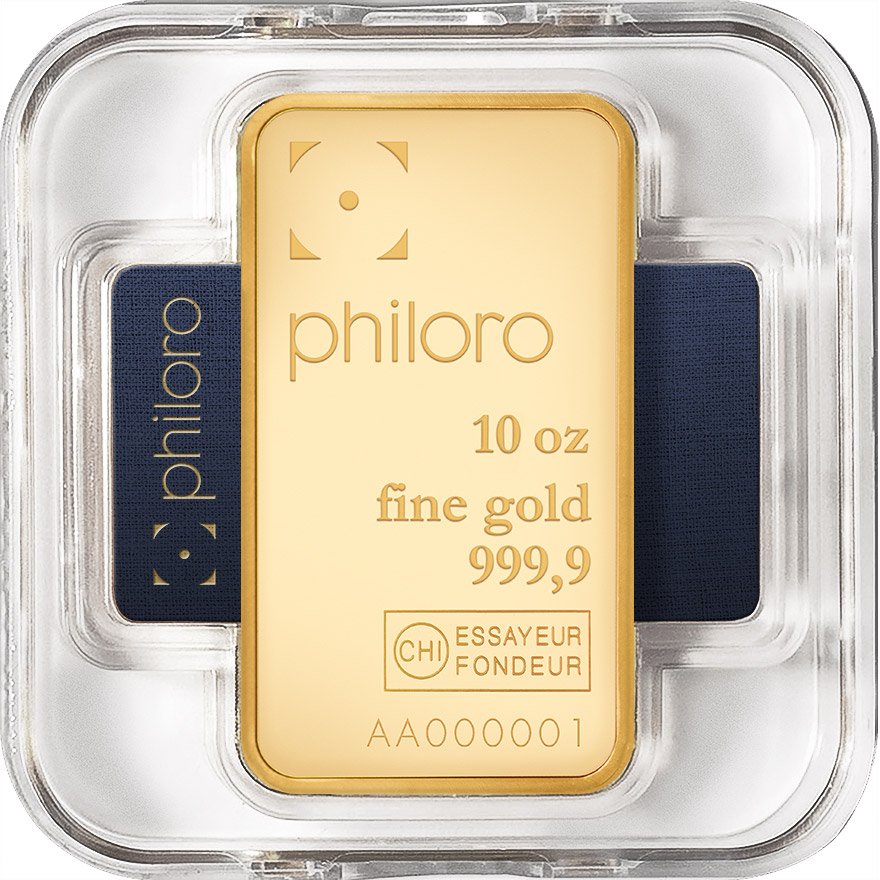 Gold bar 10 oz - philoro