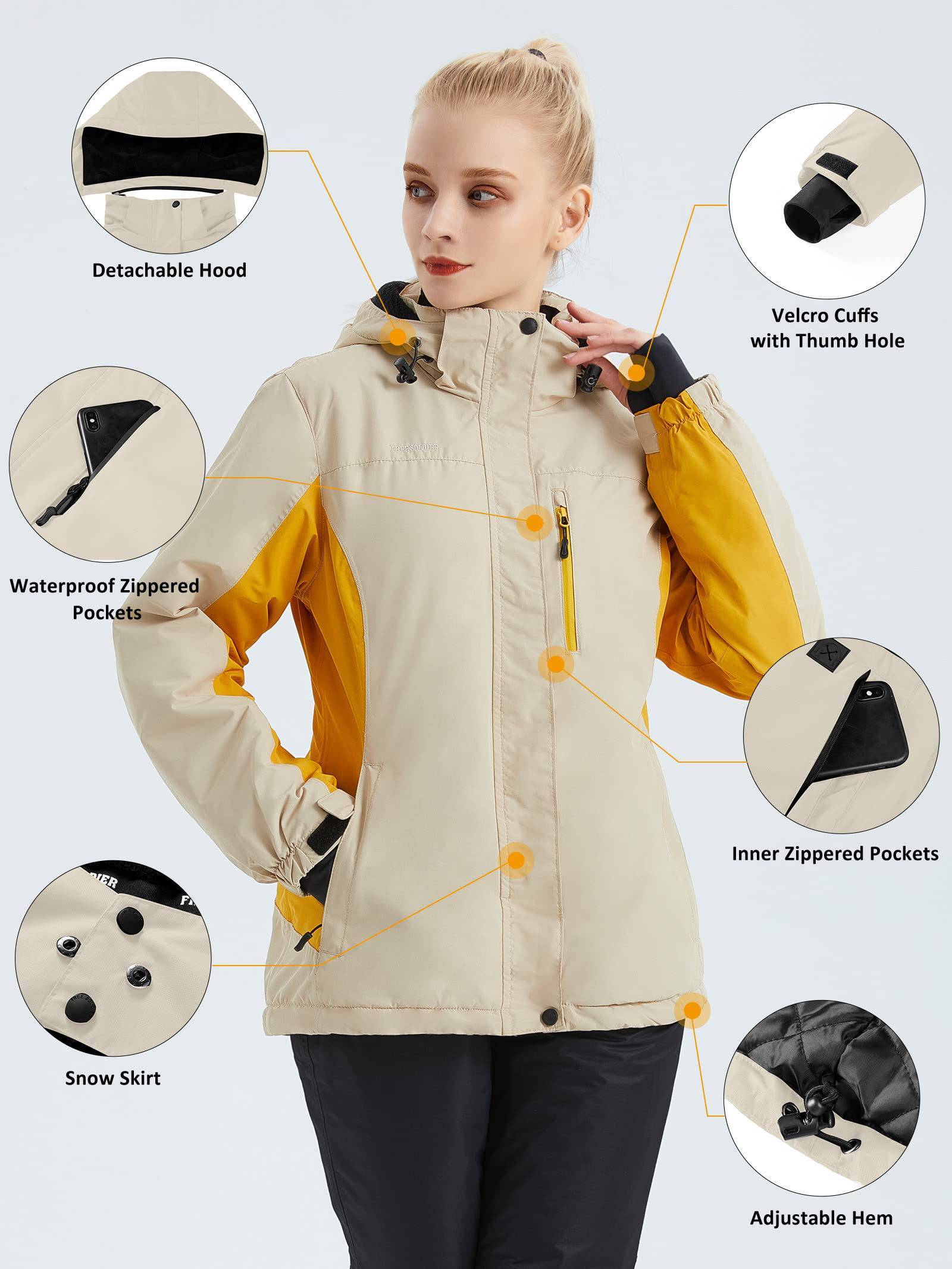 ETHEREAL Women's Waterproof Ski Snow Jacket