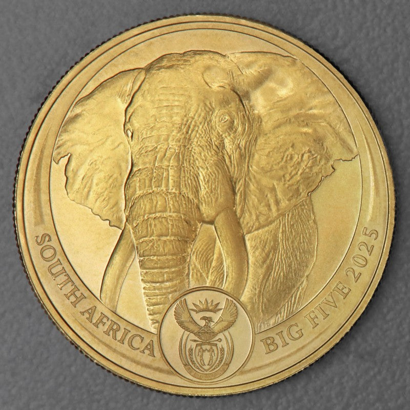 Gold coin 1oz "Elephant" 2025 Big Five (South Africa)