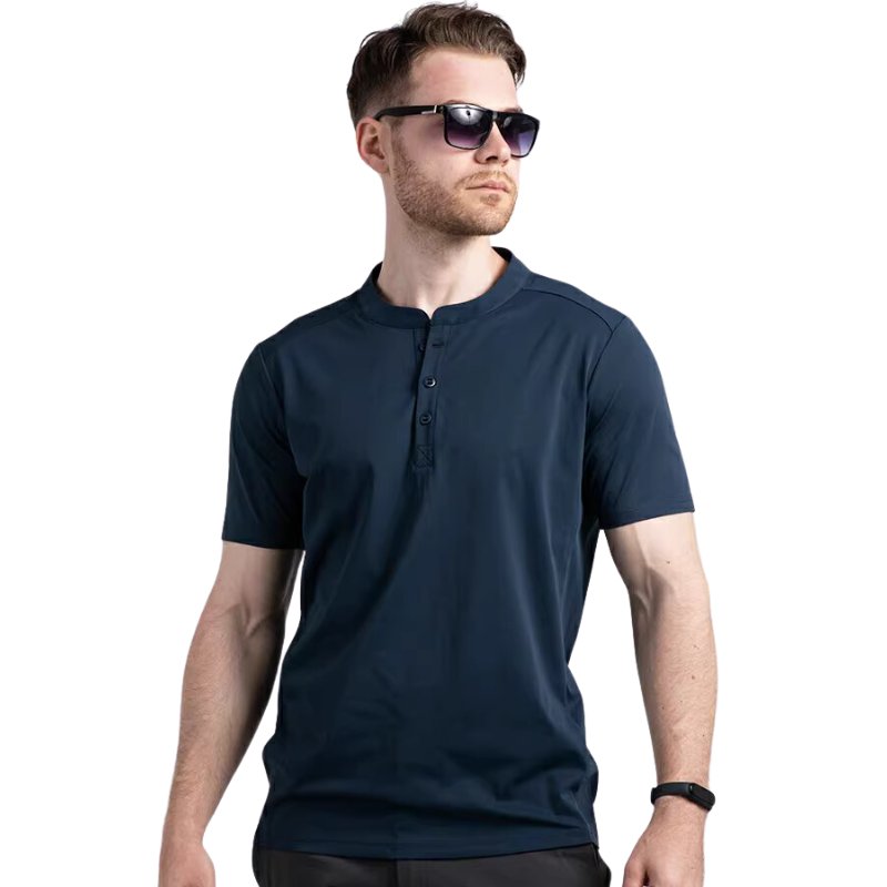 Henry Collar Coolpro Quick-Drying Tee