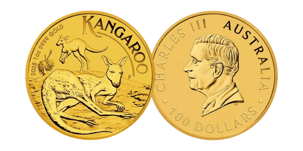 2025 Australian Kangaroo 1 oz Gold Nugget Bullion Coin