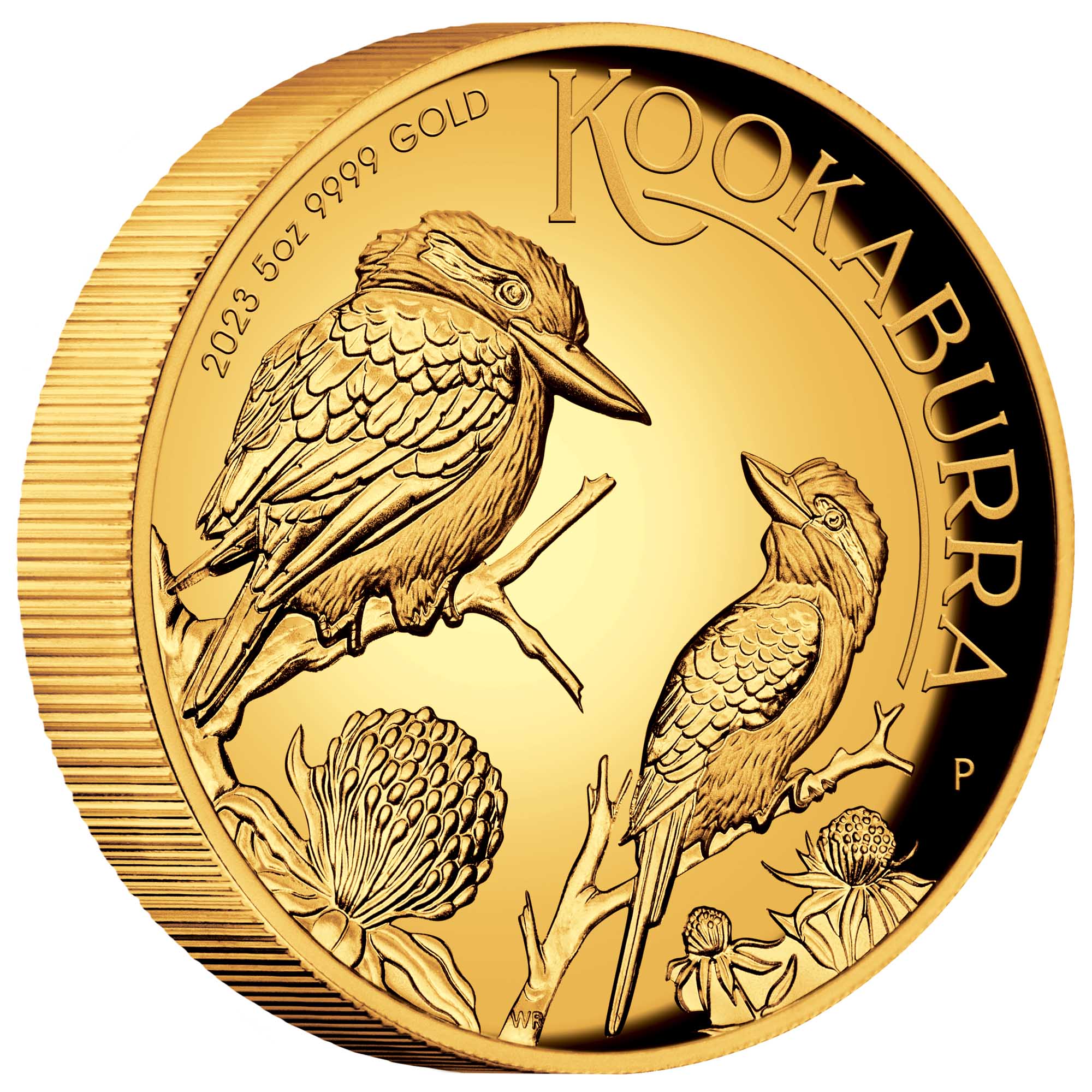 Australian Kookaburra 2023 5oz Gold Proof High Relief Coin