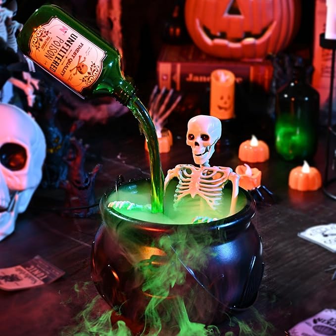 💀Black Witches Bowl Hocus Pocus Party Decoration  ddac