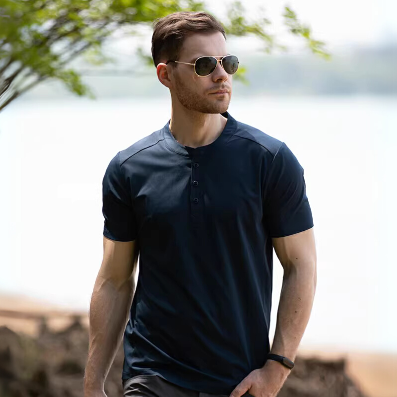 Henry Collar Coolpro Quick-Drying Tee