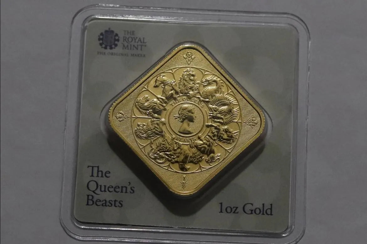 The Queens Beasts Completer 1oz Gold Bar
