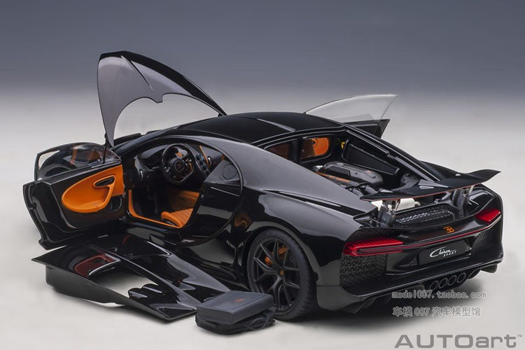 1:18 Limited Edition Bugatti Chiron Track Edition Alloy Car Model Collection