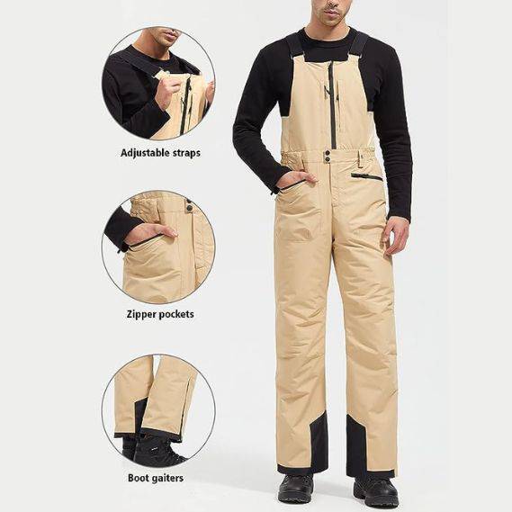 ADVANTURER Men's Insulated Waterproof Bibs Overalls