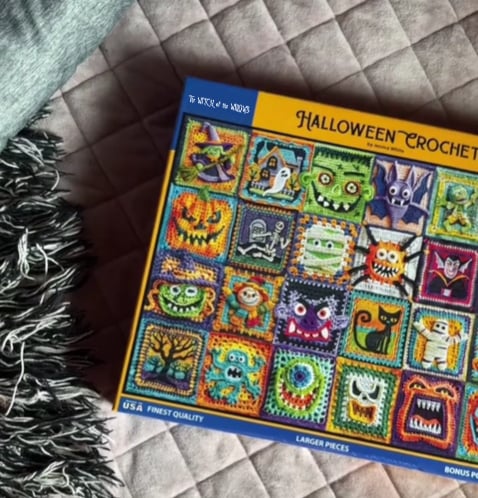 🔥Early Halloween Sale - Halloween Crochet Puzzle  2fc2