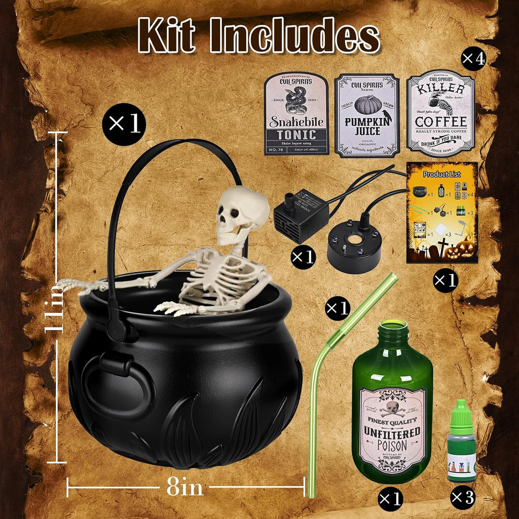 💀Black Witches Bowl Hocus Pocus Party Decoration  ddac