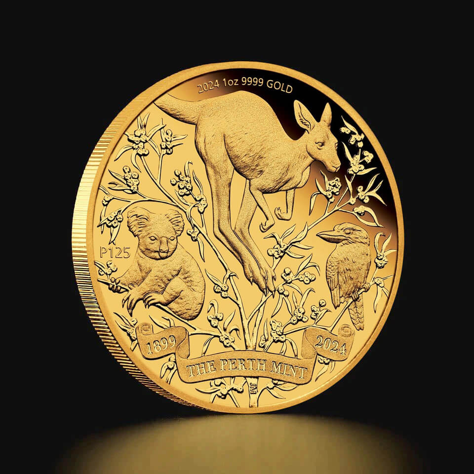 Perth Mint 125th Anniversary 2024 $100 1oz Gold Proof Coin