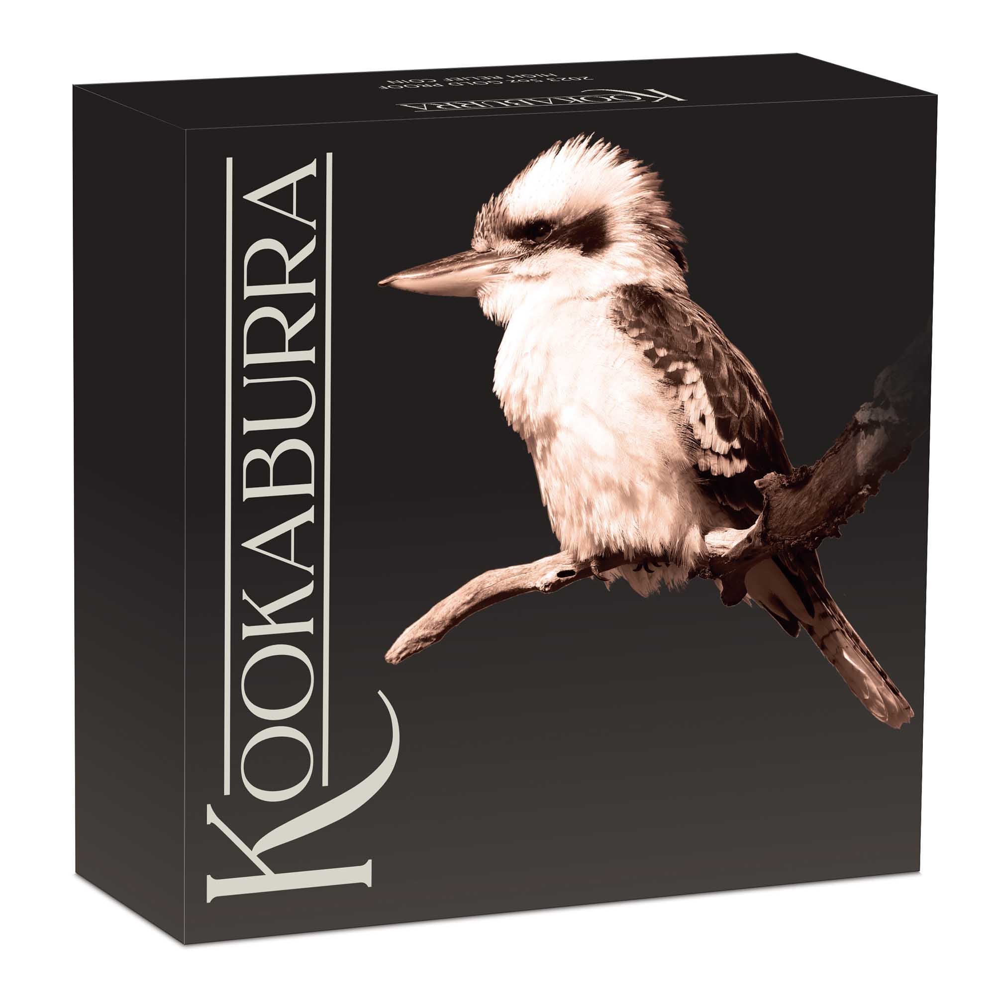 Australian Kookaburra 2023 5oz Gold Proof High Relief Coin