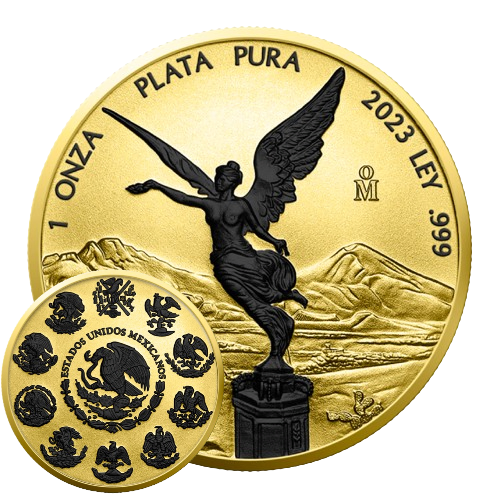 Libertad 2023 24k Gold & Black Platinum