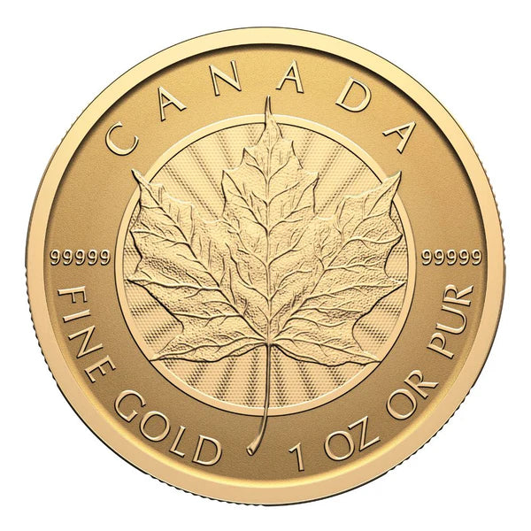 2025 1 Oz Gold Coin $200 Canada—PUREST MAPLE LEAF