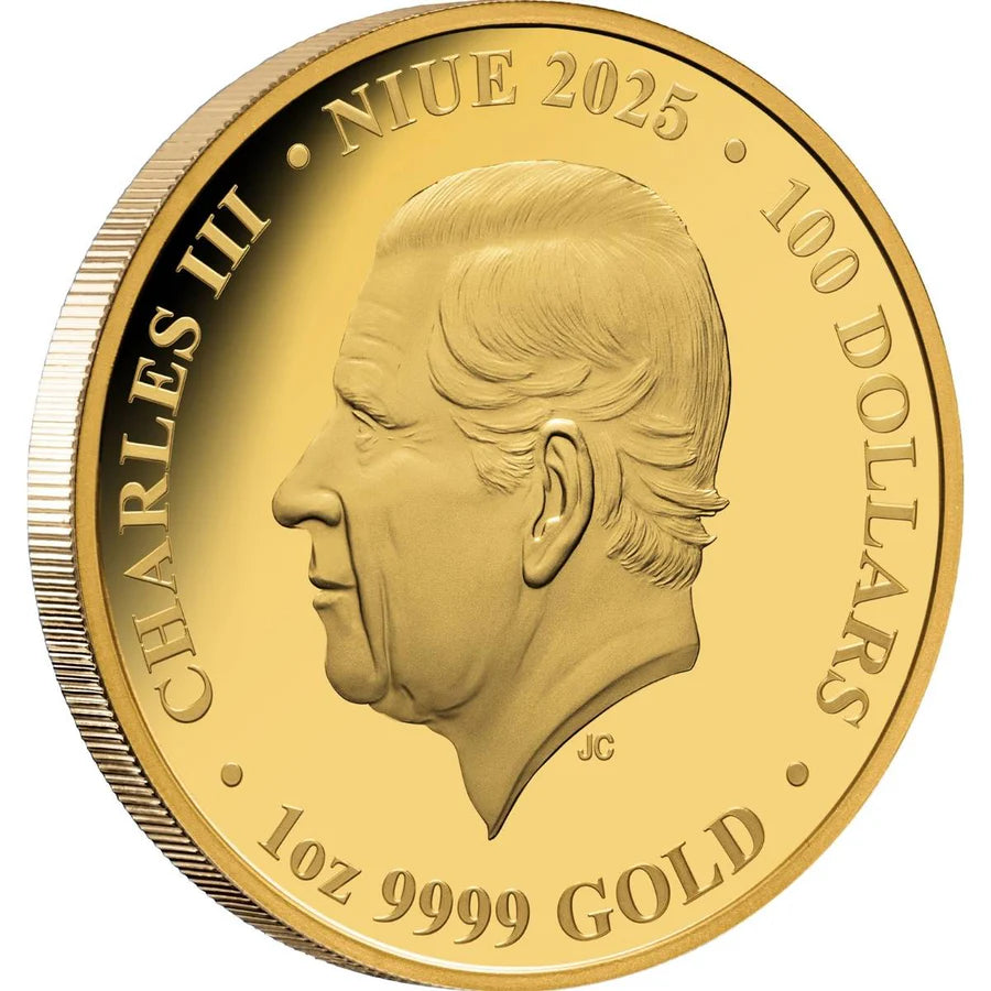 Colours of Australia 2025 $100 Turquoise Coral Reefs 1oz Gold Proof Coin