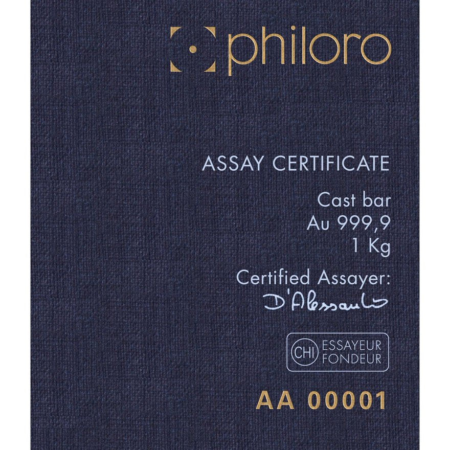 Gold bar 1000 g - philoro