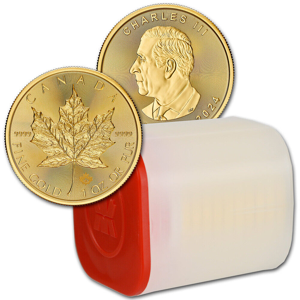 2024 1 oz Canadian Gold Maple Leaf $50 Coin BU