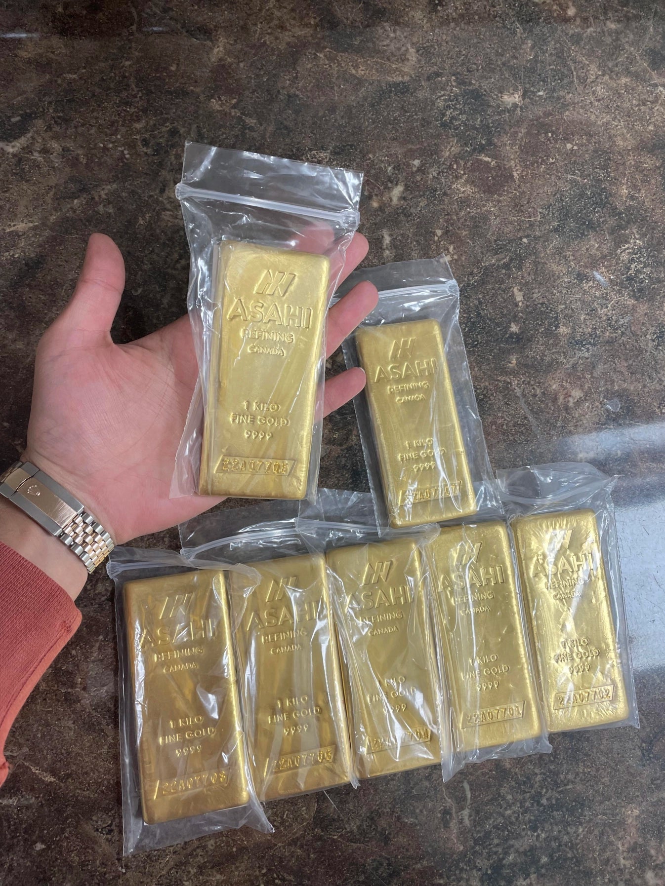 Asahi 1 Kilo Gold Bar