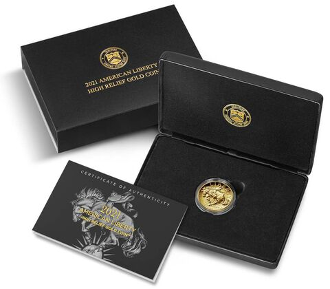 American Liberty 2021 High Relief Gold Coin