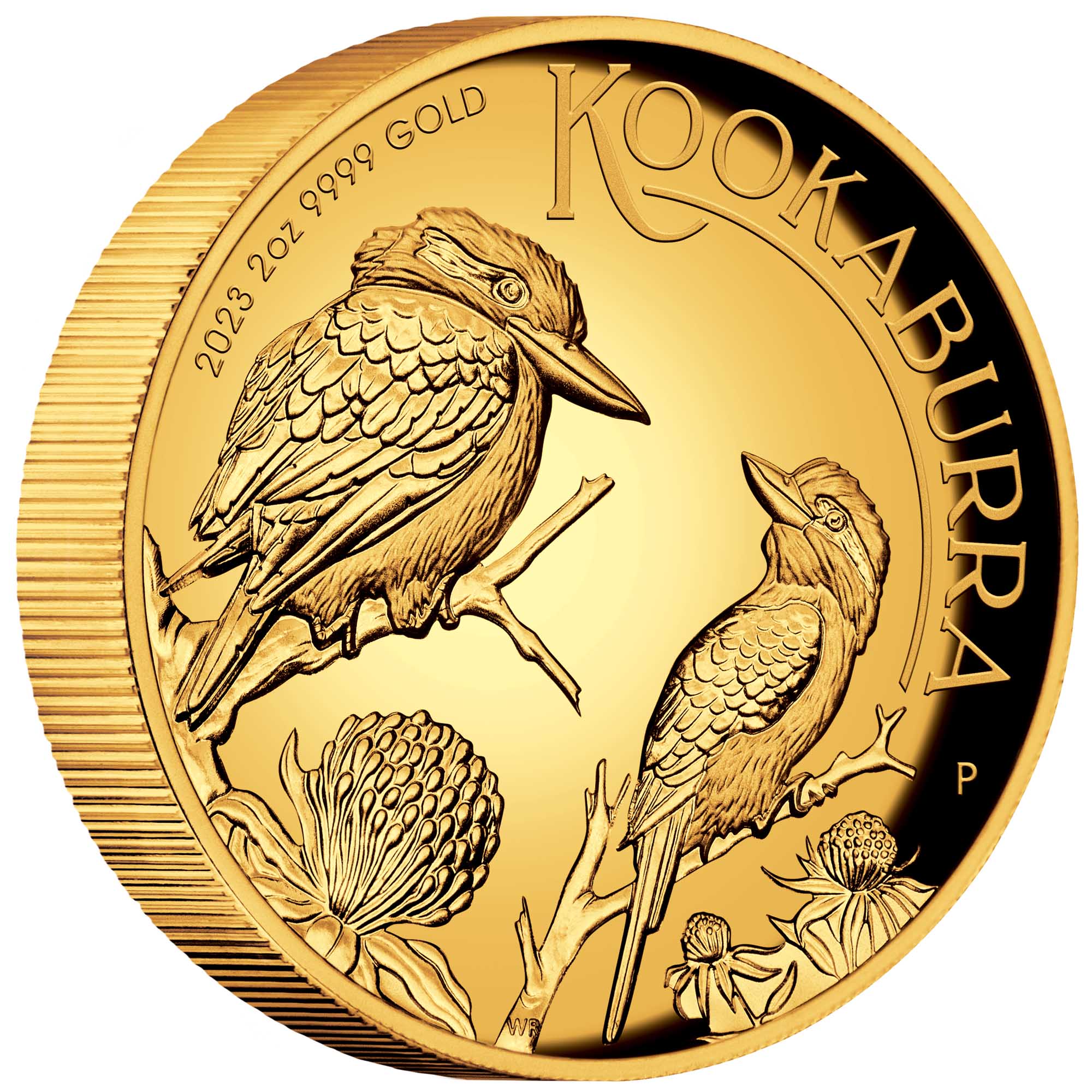 Australian Kookaburra 2023 2oz Gold Proof High Relief Coin