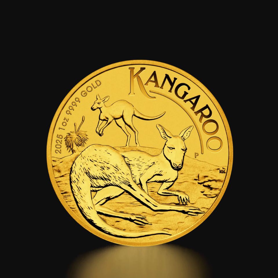 2025 Australian Kangaroo 1 oz Gold Nugget Bullion Coin