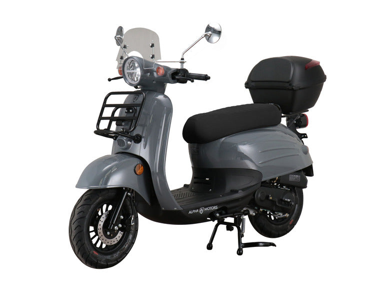 Alpha Motors Motorroller Adria 50 ccm EURO 5 inkl. Windschild und Topcase