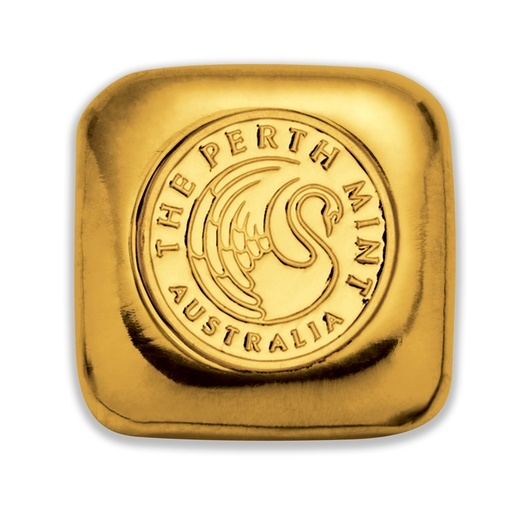 The Perth Mint 1oz Gold Cast Bar