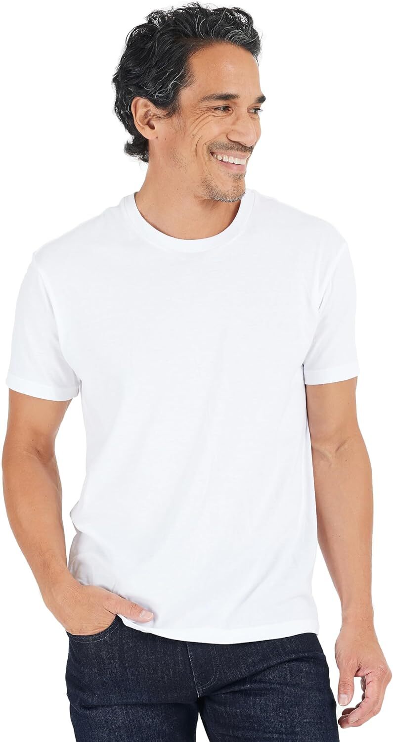 3 Pack Men‘s T-Shirts - Short Sleeve Crew Neck Plain Novelty T Shirt for Men