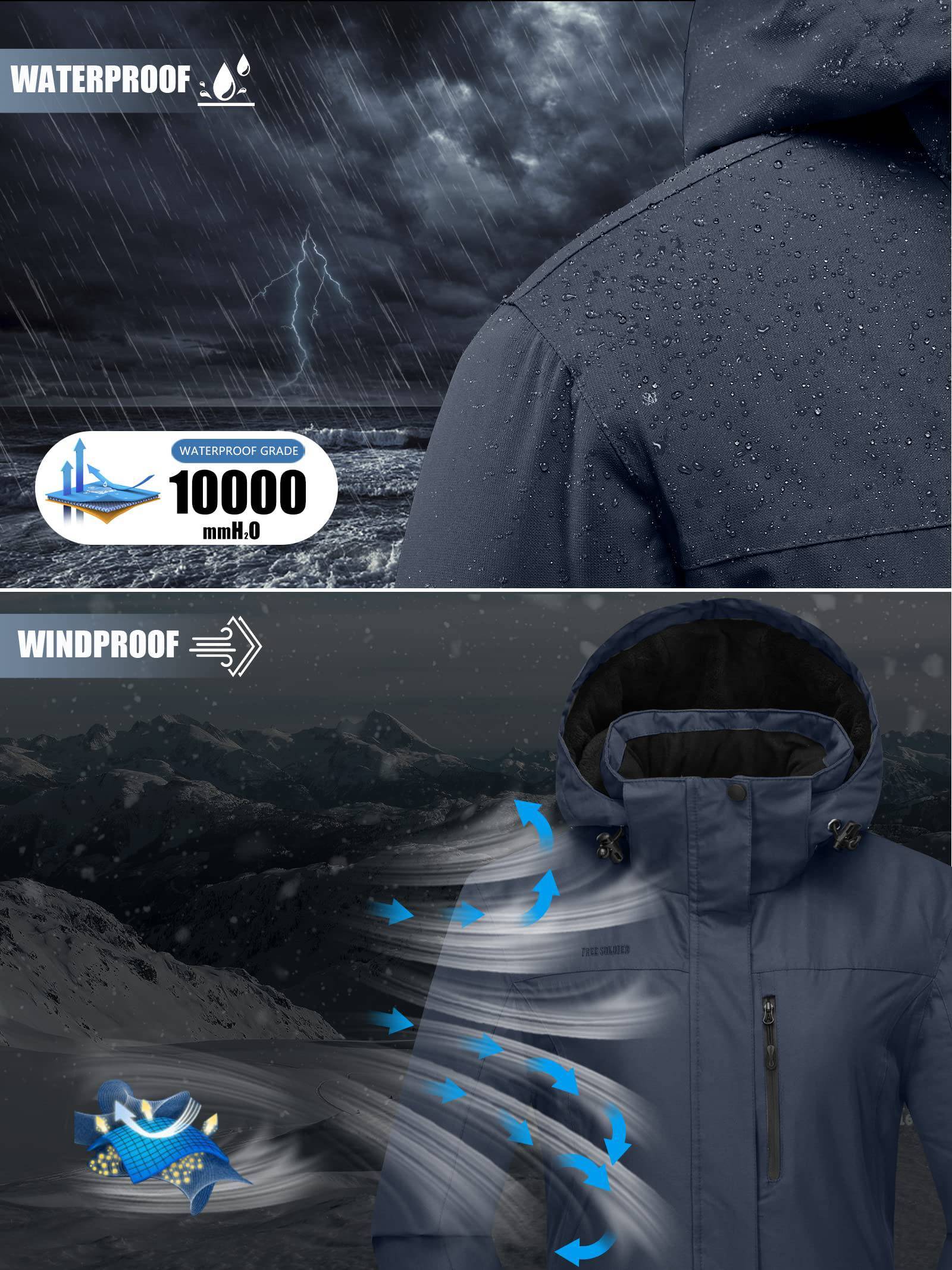 ETHEREAL Women's Waterproof Ski Snow Jacket