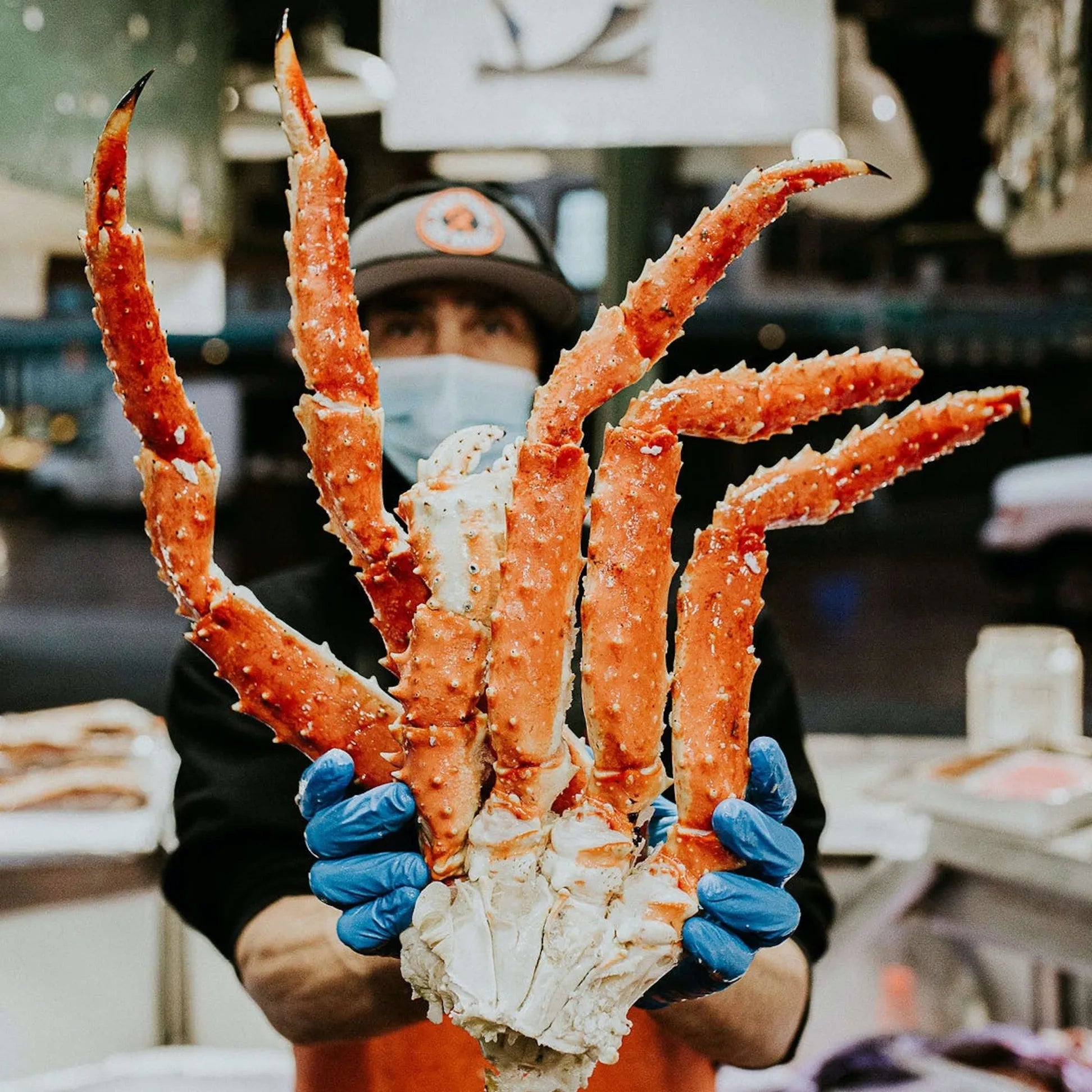 100% Wild King Crab - Probably the largest you've ever seen.