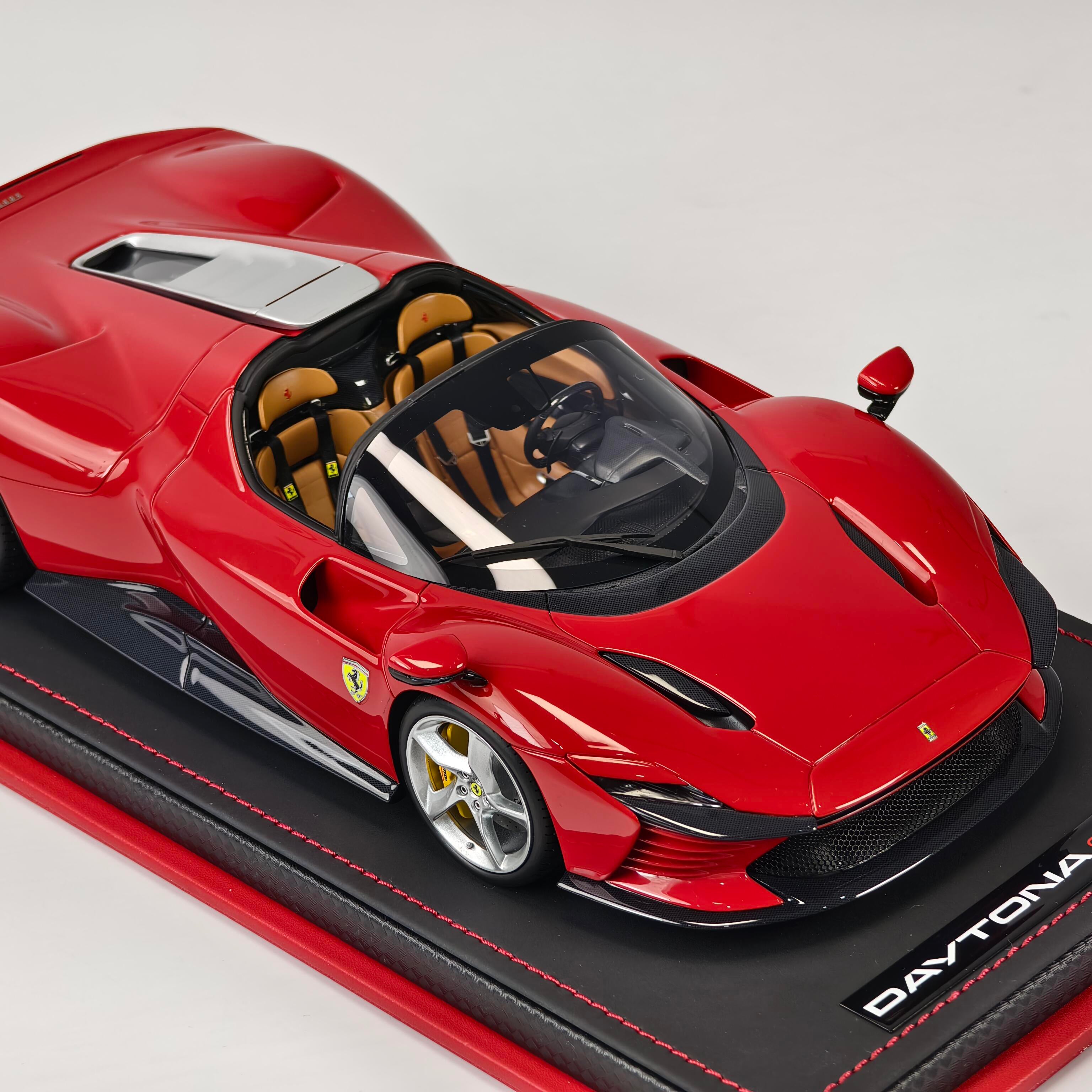 Fine limited edition 1:18 SP3 499P simulation alloy sports car model