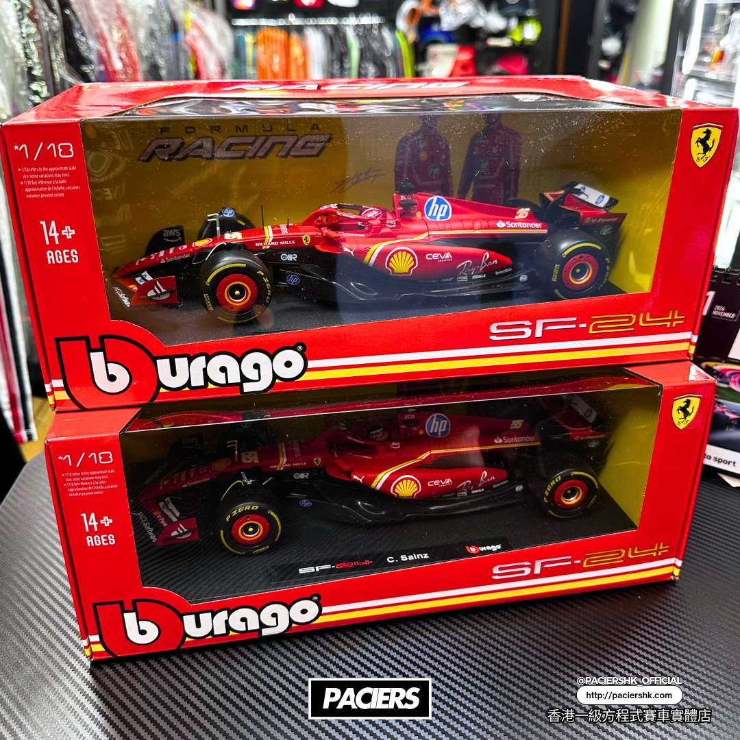 1:18 Formula 2024 SF-24 Simulation Alloy F1 Racing Car Model