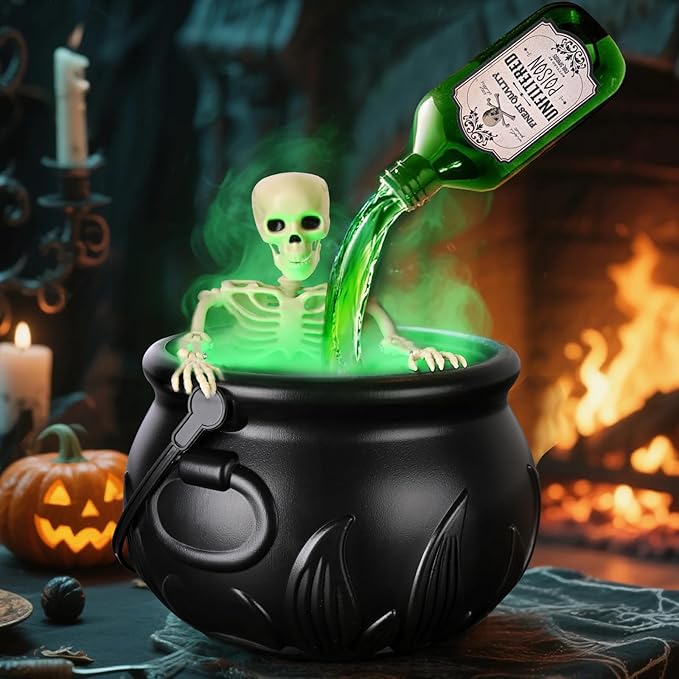 💀Black Witches Bowl Hocus Pocus Party Decoration  ddac