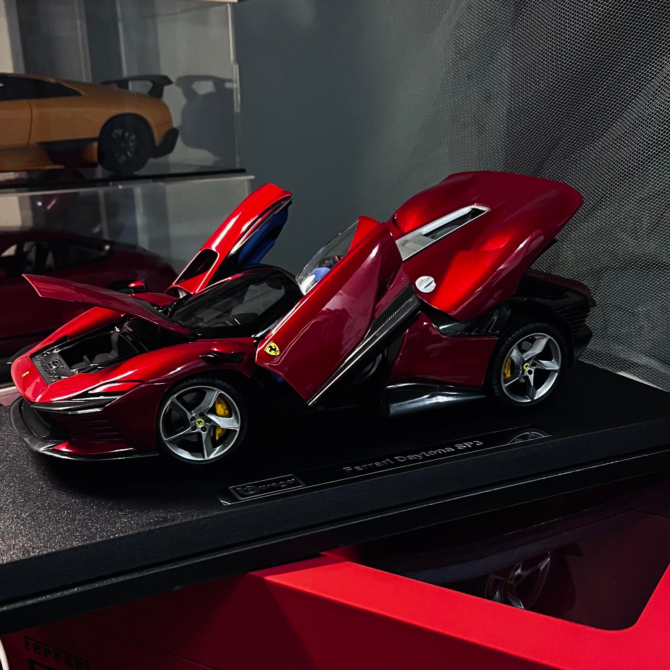 Fine limited edition 1:18 SP3 499P simulation alloy sports car model