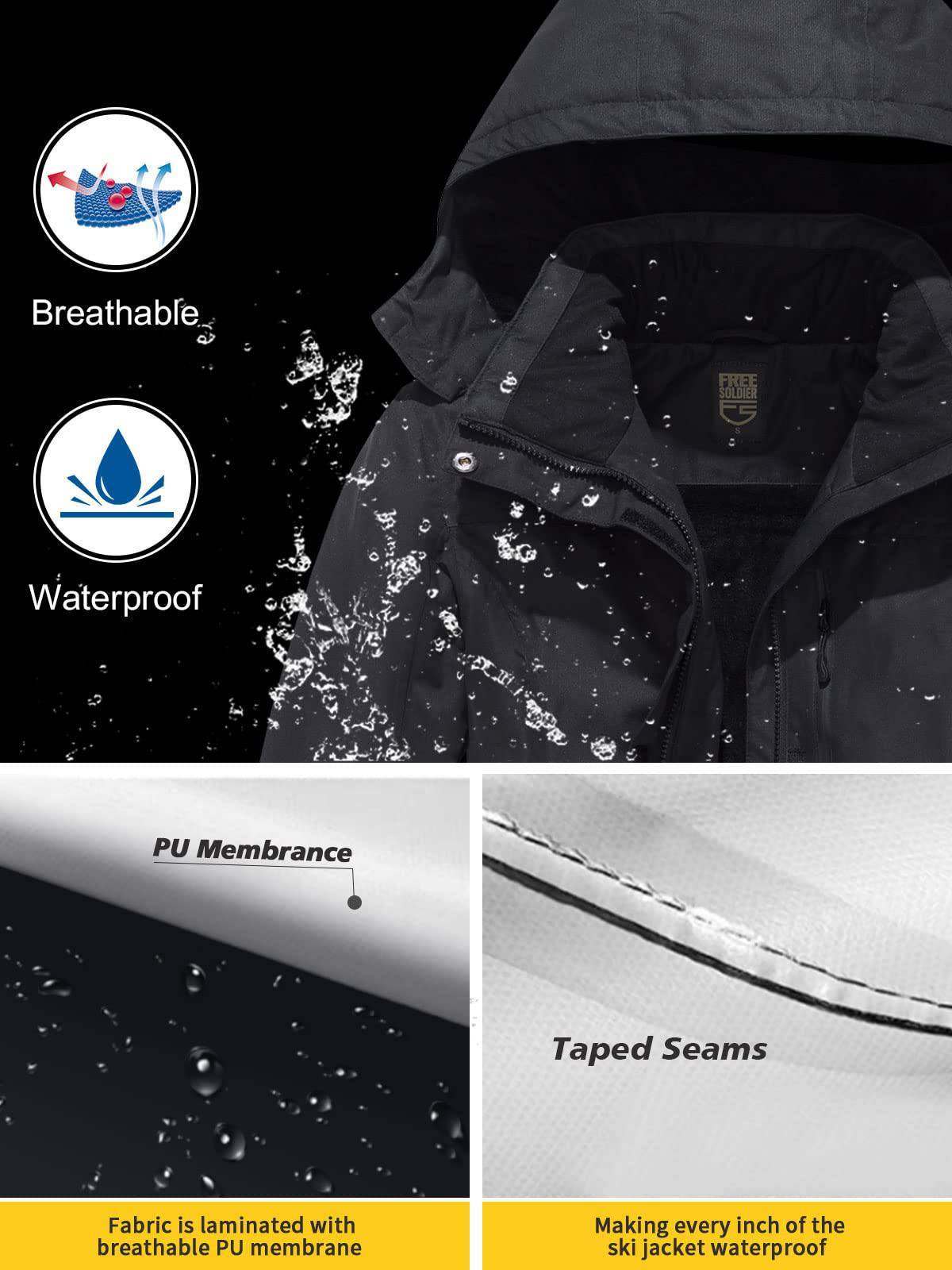 ETHEREAL Women's Waterproof Ski Snow Jacket