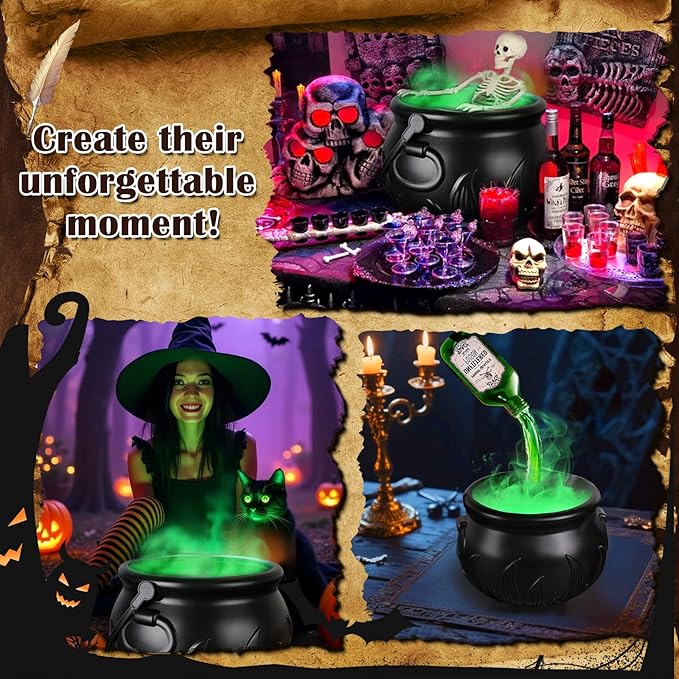 💀Black Witches Bowl Hocus Pocus Party Decoration  ddac