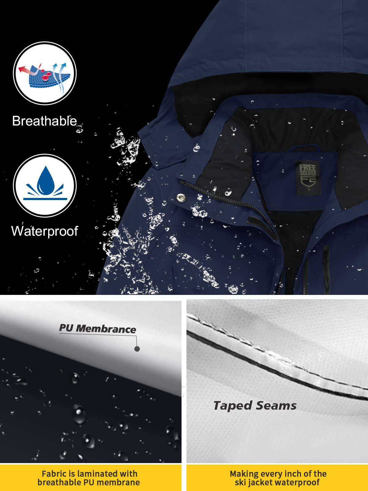 ETHEREAL Women's Waterproof Ski Snow Jacket
