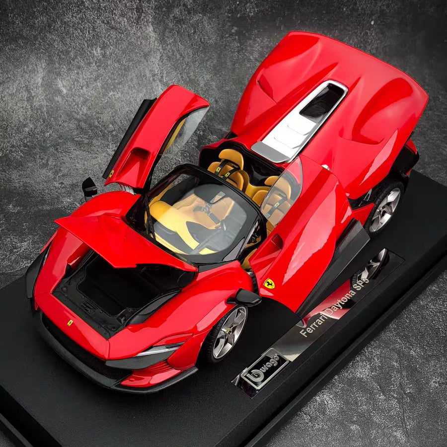 Fine limited edition 1:18 SP3 499P simulation alloy sports car model